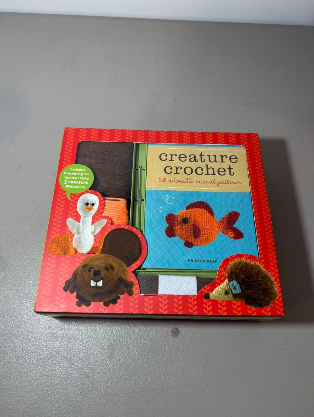 Creature Crochet Kit with 12 Animal Patterns